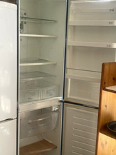 Daewoo No Frost Multi-Flow Frost Free Freestanding Silver 2 Door Fridge Freezer