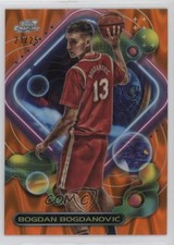 2023 Topps Cosmic Chrome Orange Galactic Refractor 21/25 Bogdan Bogdanovic 11oq