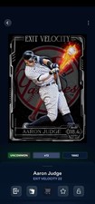 DIGITAL topps Bunt 2022 Aaron Judge Exit Velocity DIGITAL Card