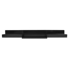 For Enclosed Utility Body 83 Rear Step Bumper Black Universal Screw-on
