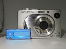 Sony Cyber-shot DSC-W1 5.1MP Digital Camera - Silver for sale