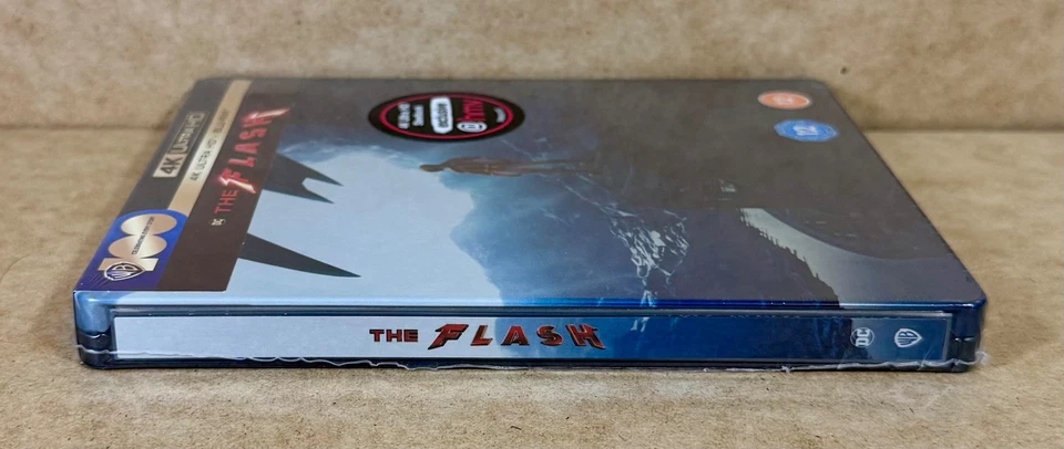 THE FLASH - UK HMV EXCLUSIVE 4K + BLU RAY STEELBOOK - NEW & SEALED - Image 3 of 4