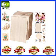 Natural Wood 24 Pack Basswood Sheets - Perfect for Models  Decorations