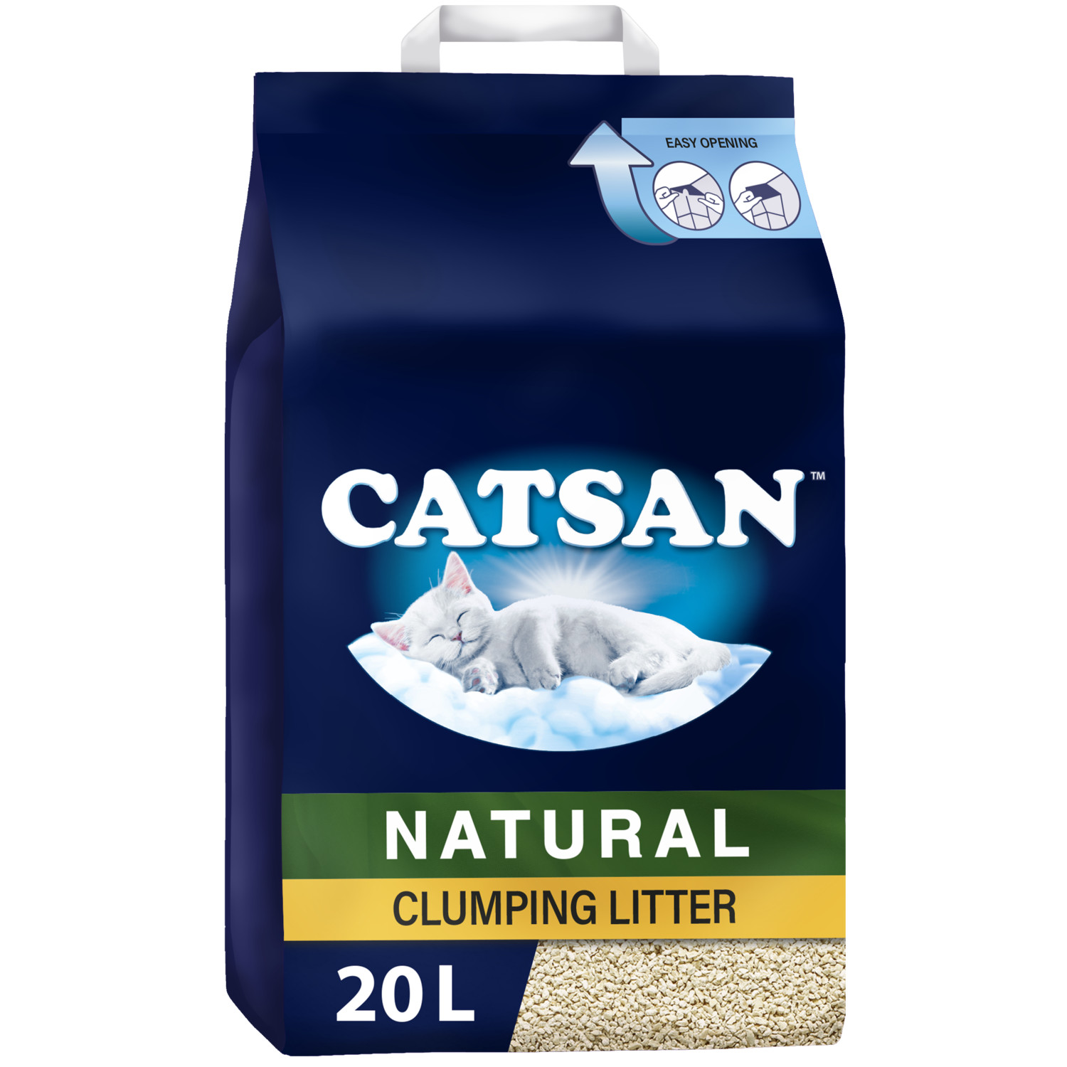 20L Catsan Natural Biodegradable Clumping Cat Litter 20 Litres Kitten Litter