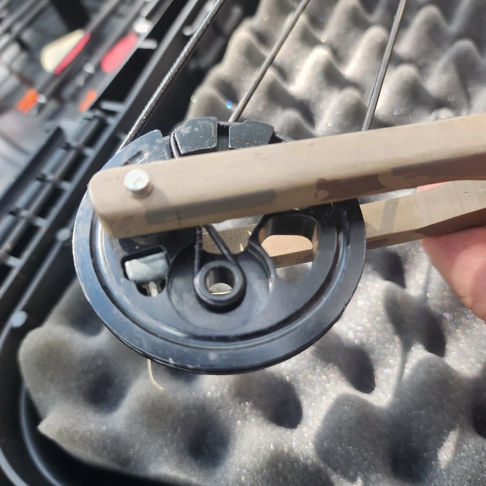 Juego de arco compuesto con flechas y estuche rígido Foto 3 de 4