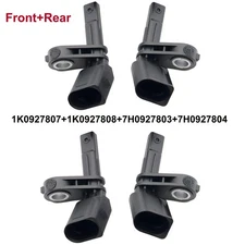 4X For Audi A3 TT VW Golf Passat Jetta Tiguan ABS Wheel Speed Sensor Front Rear