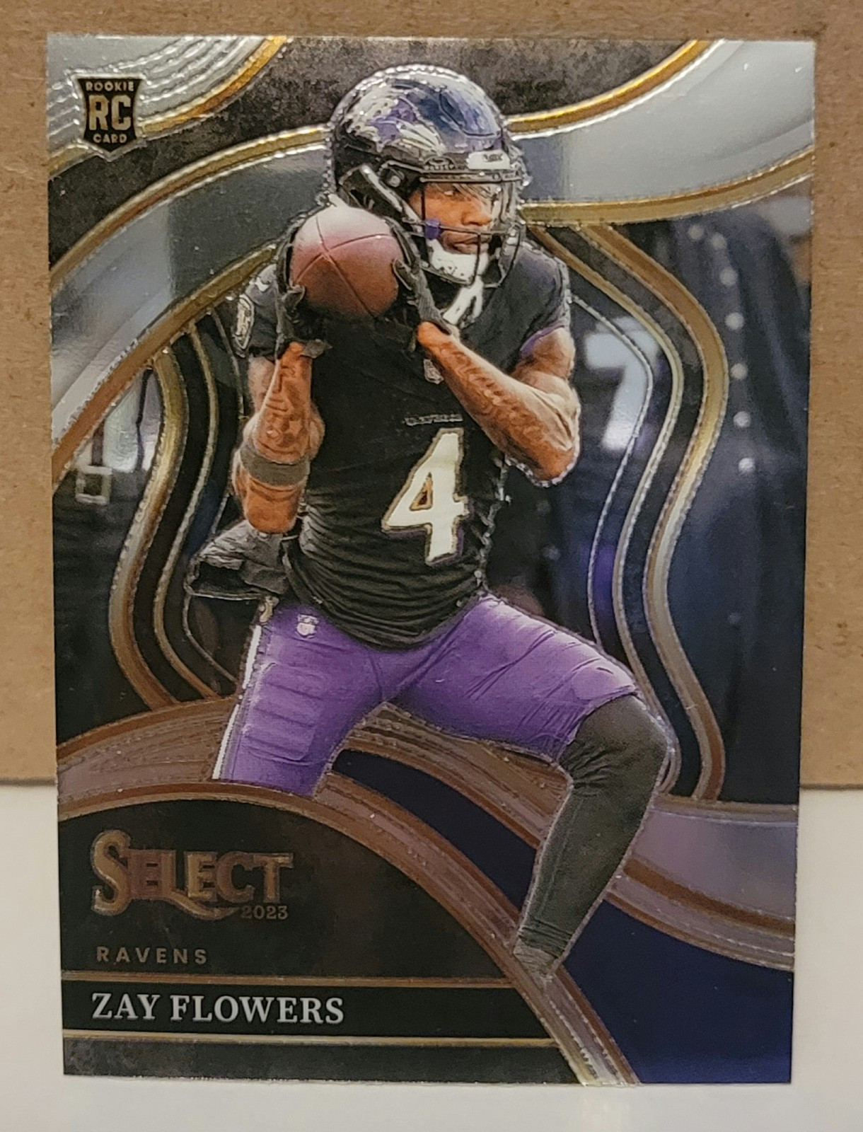 2023 Panini Select - Club Level - #201 Zay Flowers (RC) - Baltimore Ravens NM