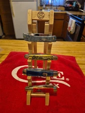 KNIFE STAND DISPLAY * HOLDS 4  KNIVES **** CASE XX ETC