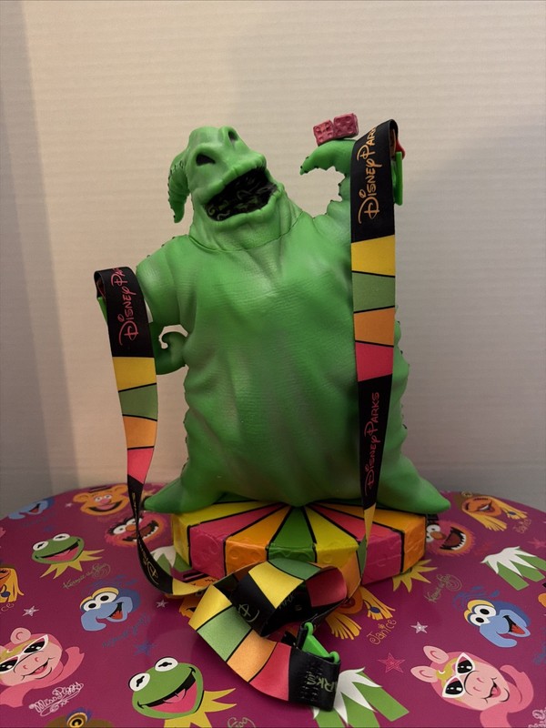 Disney Parks Nightmare Before Christmas Oogie Boogie Popcorn Bucket w/Lanyard