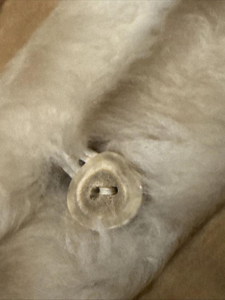 Vintage 80s Overland Sheepskin Co Womens Sheepskin Shearling LARGE Coat - READ - Image 2 of 4