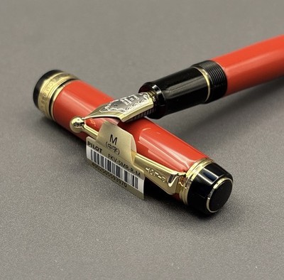 Pilot Custom 845 Urushi Vermilion 18k M Nib   All Boxes & Papers   Hardly Used