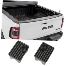 Bed Rail Stake Pocket Covers for Dodge Ram For 2019 DodgaRam1500 2Pcs Black