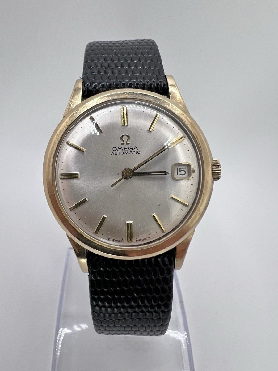 Vintage Omega Automatic Ref KL6312 Cal. 563 Men' 34mm Date 10k GF