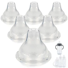 Sippy Cup Nipples for NUK Active and Learner Cup,Variable Flow,... 
