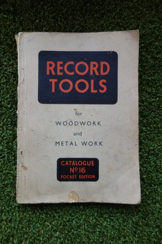 A RARE RECORD TOOLS CATALOGUE No 16 POCKET EDITION