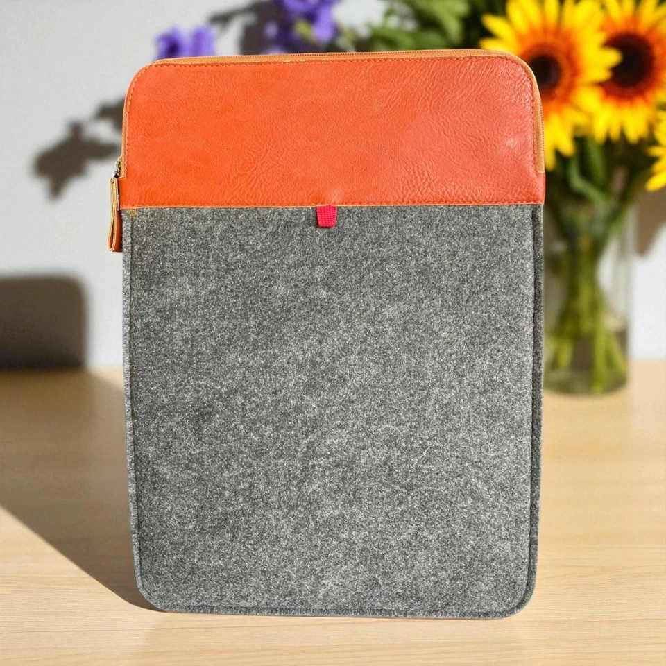 Universal Felt Sleeve Case Bag Cover For Laptop MacBook Notebook Tablet iPad - Image 3 of 4