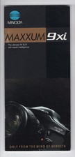 Minolta Maxxum / Dynax / Alpha 9xi 1992 Camera Brochure In English