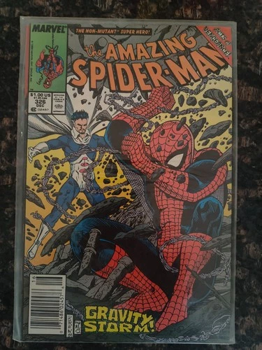 The Amazing Spider-Man #326 Newsstand Variant (Marvel Comics December 1989) NM