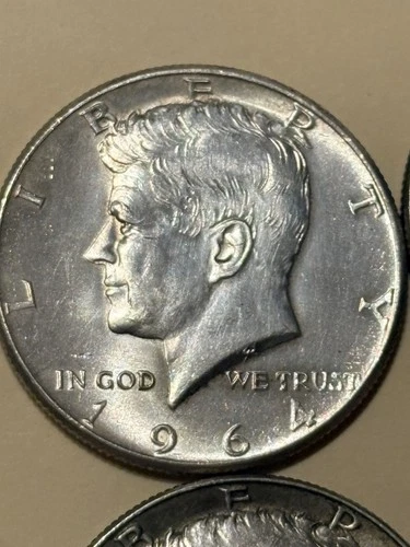 1964 90% Silver $0.50 Kennedy Half Dollar - BU