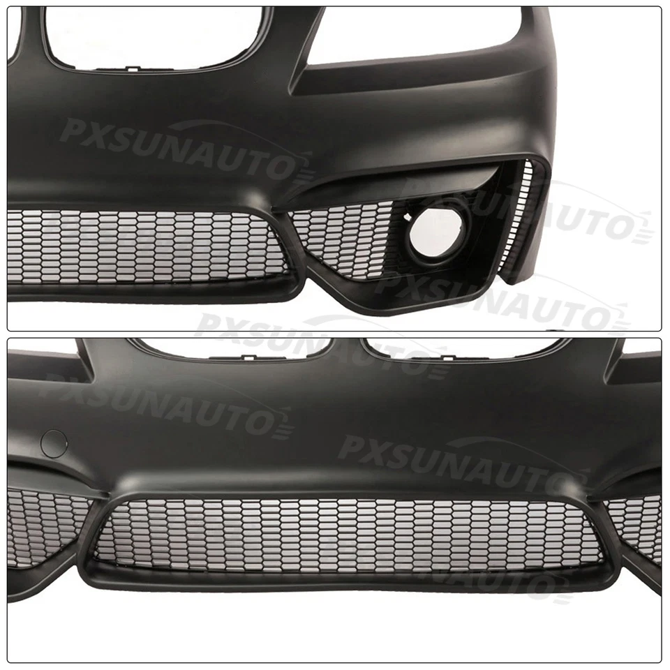 Body Kit Front Bumper Cover Fit  M4 Style For BMW 3 Series E90 E91 F80 2008-2011 Foto 3 de 4