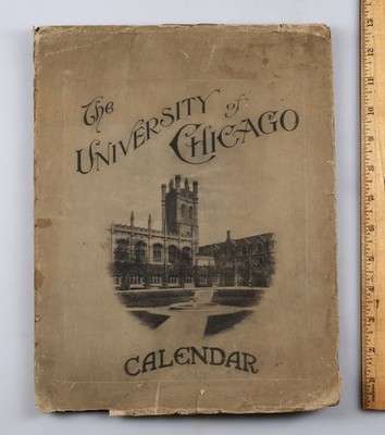 Vintage 1926 University of Chicago Calendar Campus Photos Stagg Field