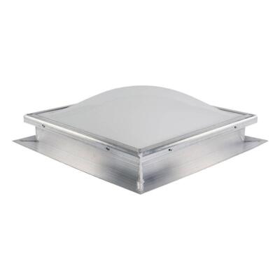 Gordon Skylight Fixed Self Flashing Skylight 22-1/4'' x 22-1/4'' Aluminum White
