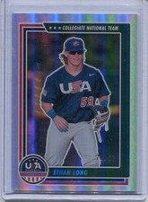 2022 Stars and Stripes Longevity Holo Blue Collegiate Team Ethan Long 29/60