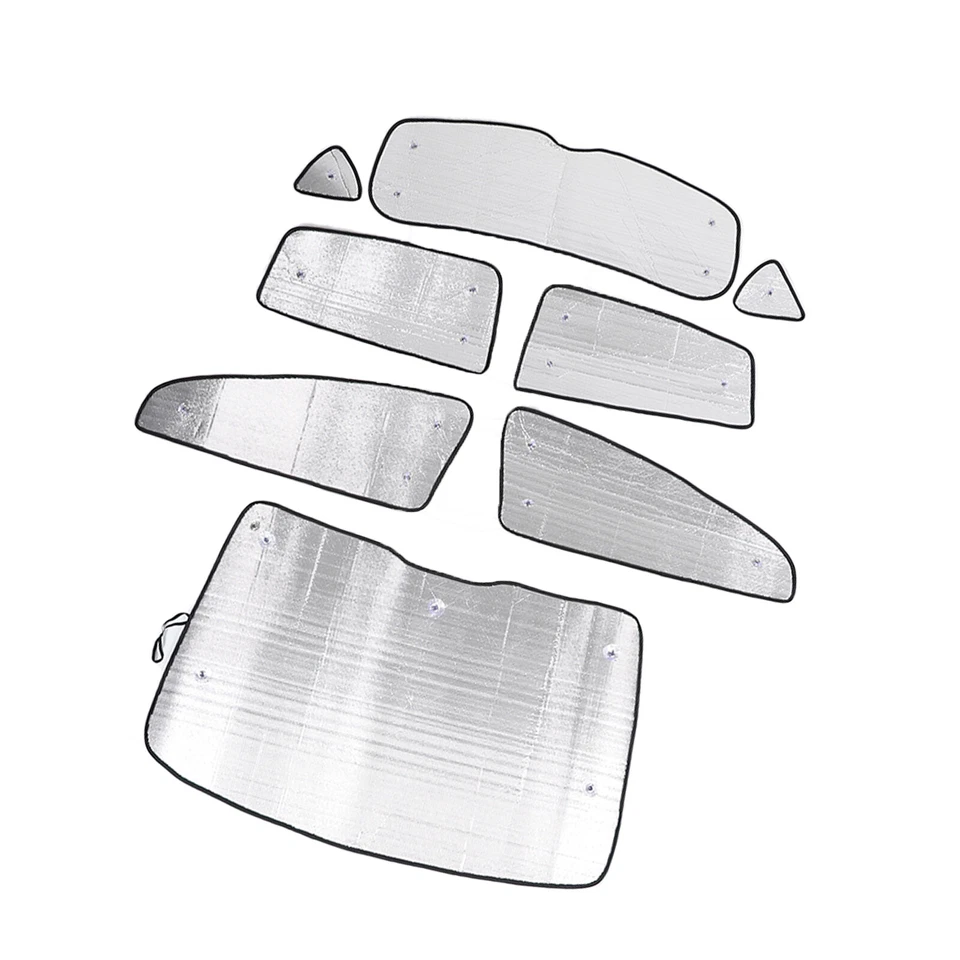 8 шт. полных оконных стеклянных солнцезащитных козырьков для сиденья Leon 2008-2012 - Изображение 3 из 4