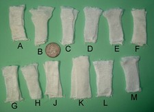 Vintage Original Rayon Socks for 9"-10" Dolls Socks are about 3/4" x 2"
