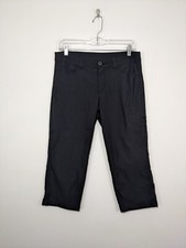 Eddie Bauer Womens Rainier Capri Hiking Nylon Spandex Travel Pants Stretch sz 8