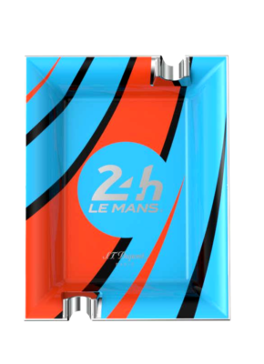 S.T. Dupont Blue Porcelain 24H Le Mans, Cigar Ashtray 006489, 6489