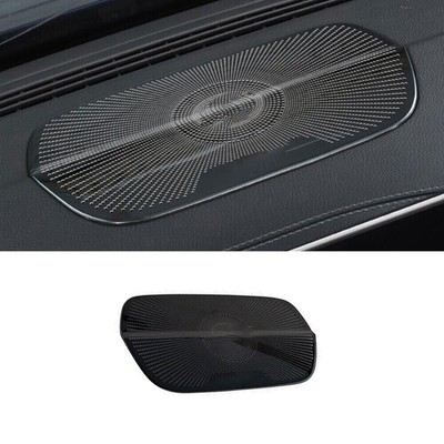 For Benz GLB W247 2020-2022 Black Steel Dashboard Speaker Frame Cover Trim 2PCS