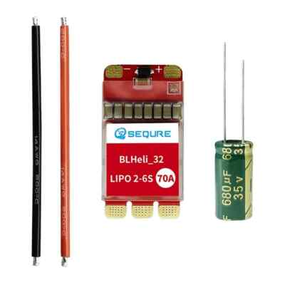  2670 Brushless Elektronischer Drehzahlregler 2-6SLipo Versorgung 70A Geeignet 3820