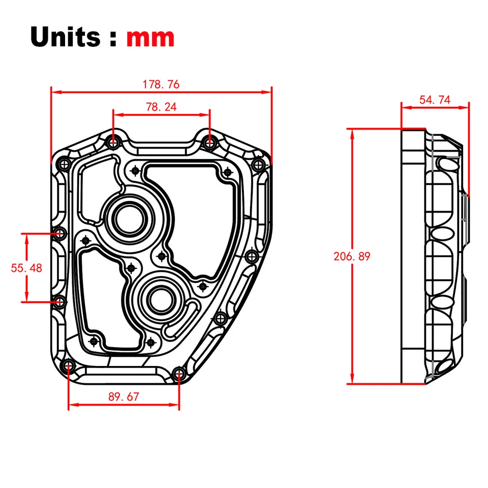 Black Clarity Cam Cover for Harley Touring/Softail 2006-2016 - Изображение 4 из 4