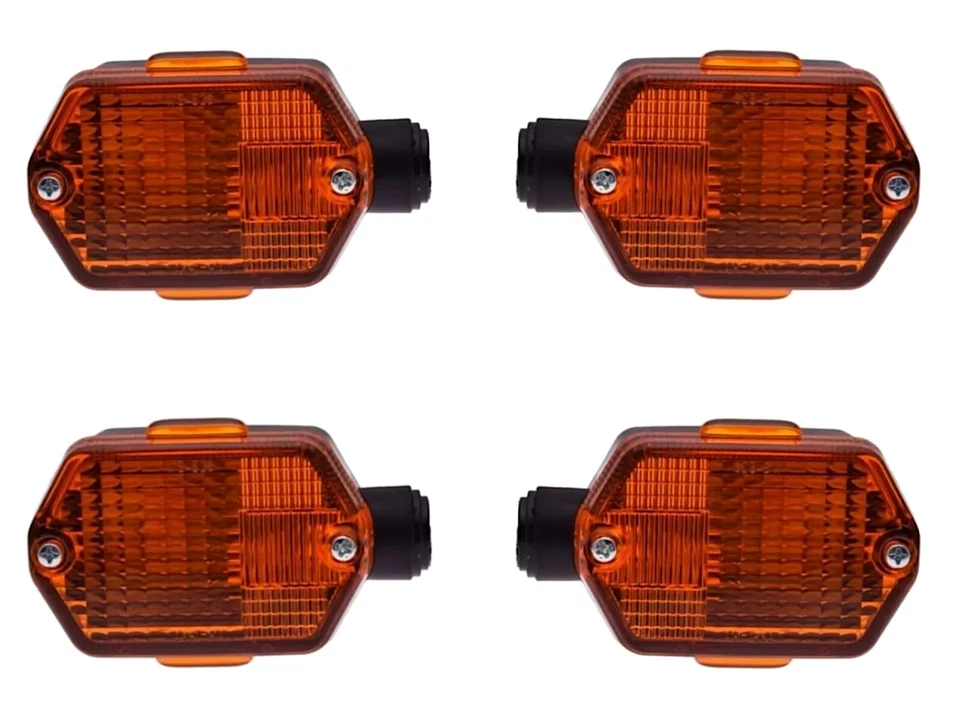 Blinker Satz für MZ ETZ Simson SR50 60 S50 S51 70 80 Enduro Roller 4 x Indicator - Bild 4 von 4