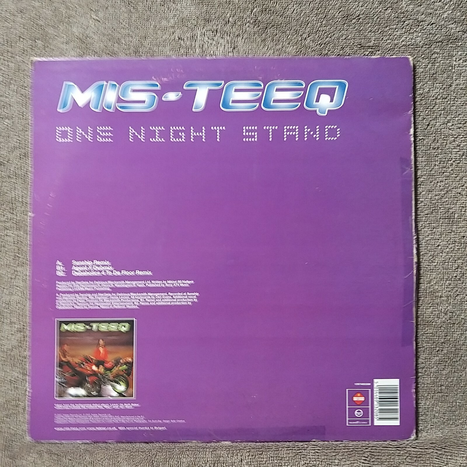 MIS TEEQ One Night Stand 12" Single PS eBay