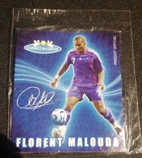 Magnet, vitro stickers CAPRICE DES DIEUX Football Florent MALOUDA -- in blister