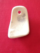 Drilled Sea Pottery Shard USA Eastern Shore Maryland Chesapeake Bay DP23