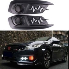2016-2018 2-color For Honda Civic Led Drl Day Running Light Lamp Lightning Style 2016-2018 2-color For Honda Civic Led Drl Day Running Light Lamp Lightning Style