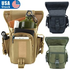 10L Tactical Leg Bag Camping Hiking Travel Pack Camo Outdoor Backpack Waist Pack