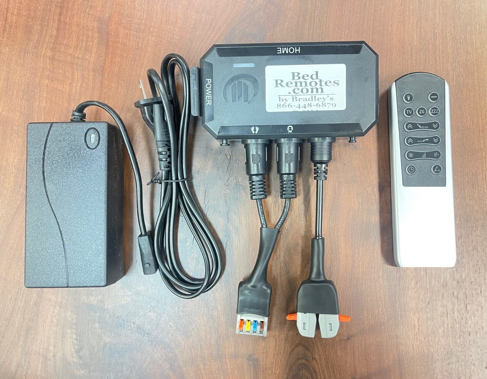 Universal Adjustable Bed Remote w Massage Conversion Kit (24v-29v ...