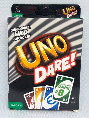 Mattel Uno Dare! Wild Choice Kartenspiel - 7+ / 2-10 Spieler