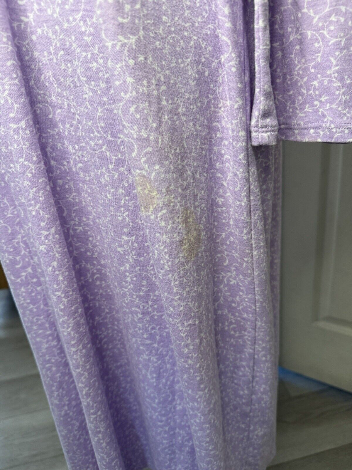 Eileen West XL Nightgown Purple Lace Prairie Cott… - image 8