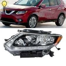 Headlight Assembly Headlamp Driver Left Side For 2014 2015 2016 Nissan Rogue