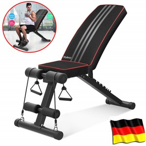 Klappbar Hantelbank Bauchtraining Premium Beinhalterung Zuhause
