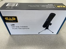 CAD Audio U49 USB Side Address Cardioid Podcast Microphone W/ Headphone Output
