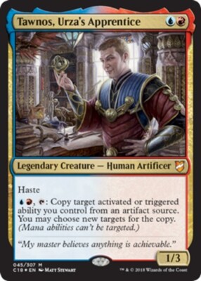 x1 Tawnos, Urza's Apprentice - Foil M MTG Commander 2018 M/NM, English