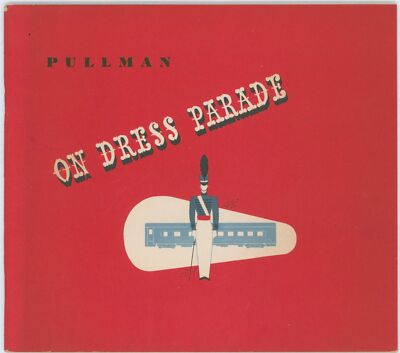 1949 Railroad Pullman Illustrated Accommodations On Dress Parade Service Train 