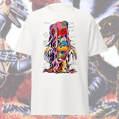 Retro Hedorah Godzilla Anatomy T-shirt Kaiju Horror Punk Toho Smog Monster
