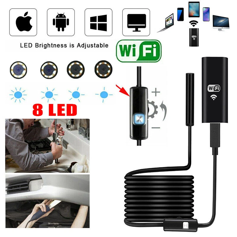 Wireless endoscope camera for iphone sales